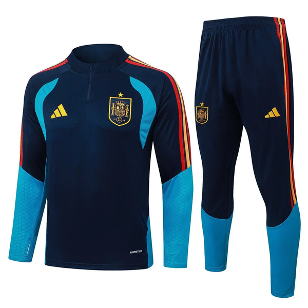 Conjunto Treino España Elite Azul 2026/27 Copa del Mundo 2026
