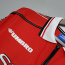 Manchester United I 98/99 Hombre (Retro) Manga Iarga