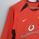 Manchester United I 02/03 Hombre (Retro) Manga Iarga