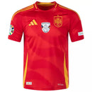 Spain Home 24/25 Men's Jersey with UEFA Nations League and Euro Patches