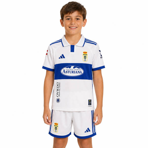 Real Oviedo Visitante 2026/27 Conjunto Infantiles