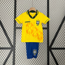 Camiseta Brasil I 94 Conjunto Infantil (Retro)
